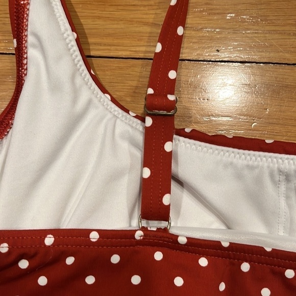 Lands’end tankini polka dot swim top size 10. - Picture 10 of 10